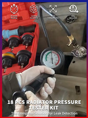 Punmew gauge and double-scale thermometer closeup for accurate readings