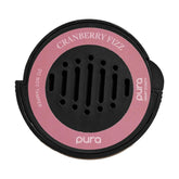 Pura front packaging showing Cranberry Fizz cartridge and brand clarity