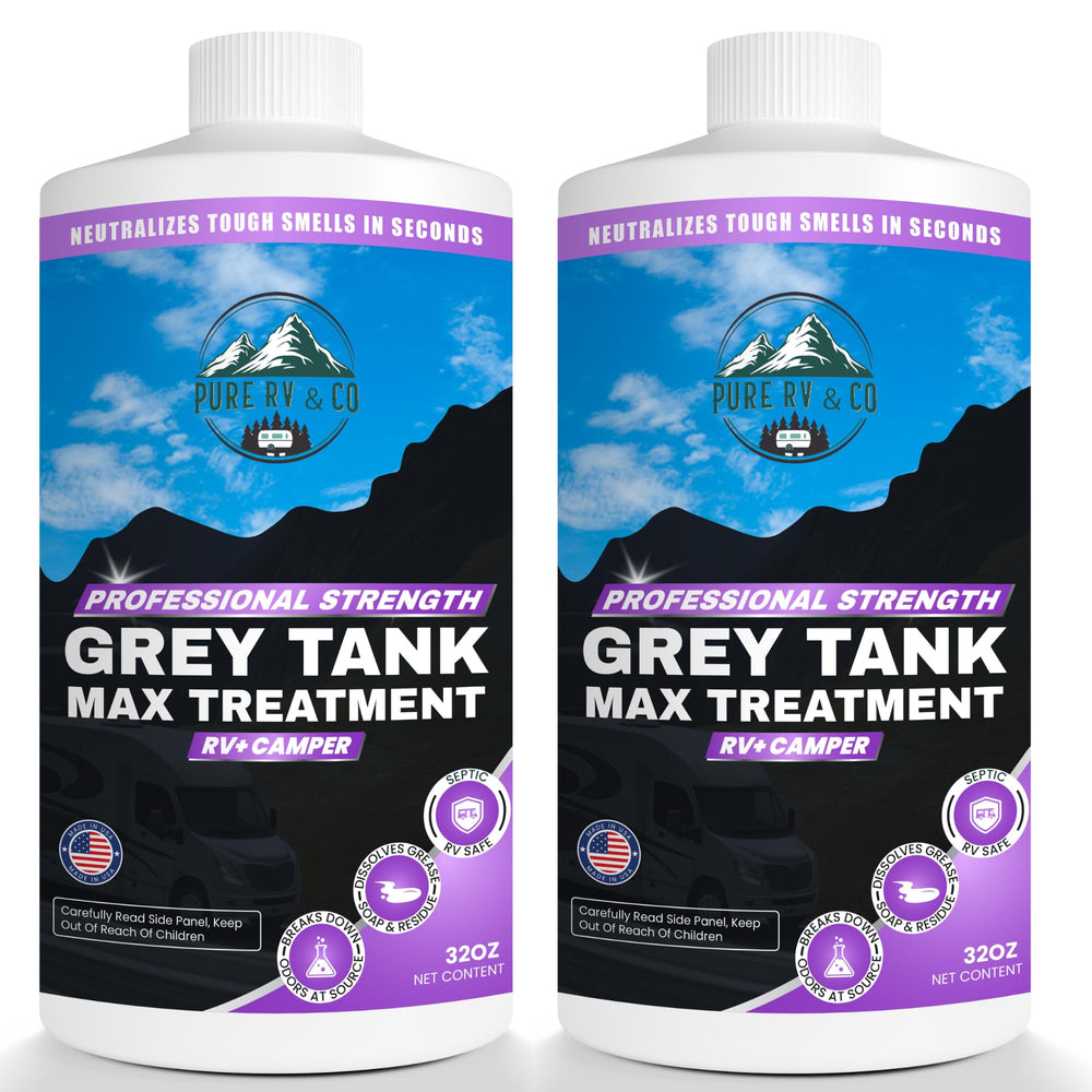 Pure RV front packaging 32oz bottle showing branding and usage benefit