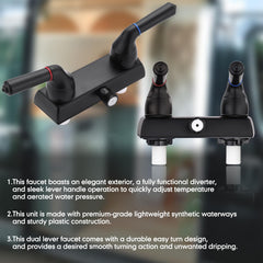 PureHaven diverter and vacuum-breaker hose connection for safe standard hose fit