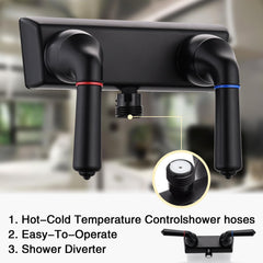 PureHaven close-up of winged levers for precise temperature control and drip reduction