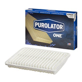 Purolator A35625 front packaging showing product and model benefits
