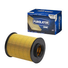 Purolator A36149 front view showing clean replacement filter and fit