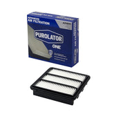 Purolator A21805 front packaging showing new filter and branding for reliable protection