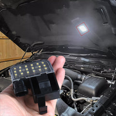 puruoda front view underhood light assembly showing fit and finish benefit
