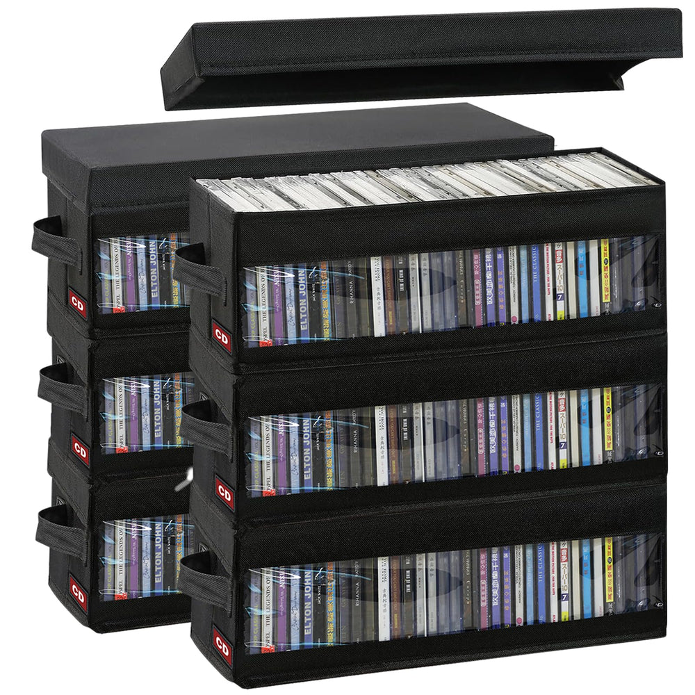 PUTNATRUE front view showing six closed boxes and lids, easy identification benefit