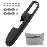 Puzau driver-side armrest front-left overview showing fit and finish benefit