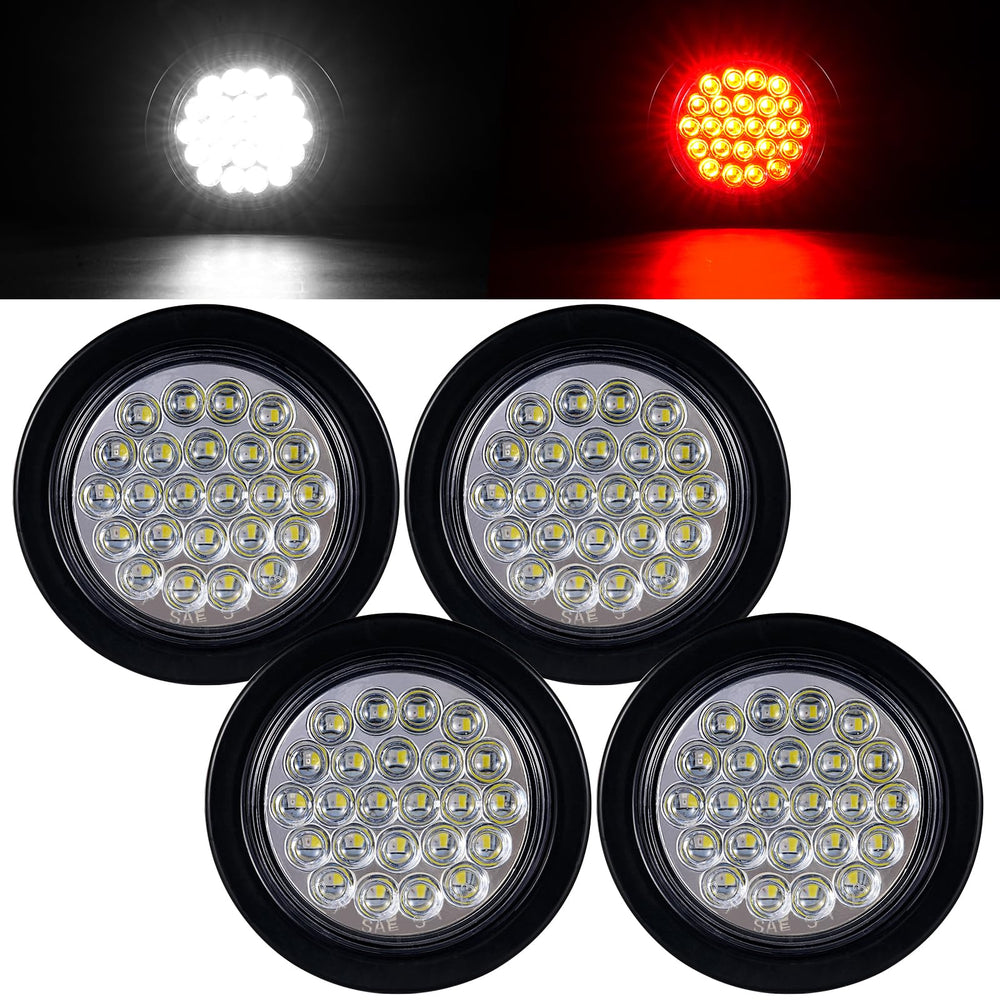 PVerandio front view clear housing showing dual-function LEDs and clean bezel, improves visibility