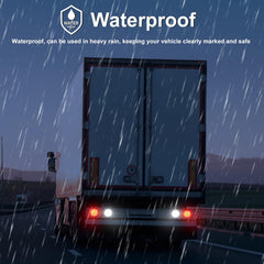 PVerandio installed on trailer side demonstrating flush mount and weatherproof protection