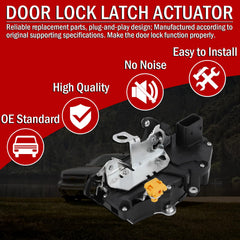Qagea actuator installed inside door demonstrating restored lock function