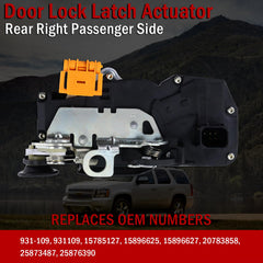 Qagea actuator installed inside door demonstrating restored lock function