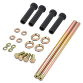 Qagea front lower A-arm kit packed showing all components and easy replacement benefit