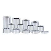 Qagea front view of 13-piece spacer kit showing contents and fit benefits