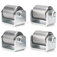 Qagea front view of four welded steel rollers showing compact protection benefit