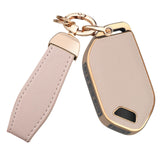 QBUC cream front view showing neat fit and stylish protection