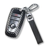 QBUC front view of key fob cover showing snug fit and polished look