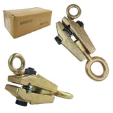 QDZCZY front view of two-clamp kit showing durable construction and heavy-duty grip