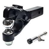 Qiby front view of pintle hitch showing complete tow assembly and strength