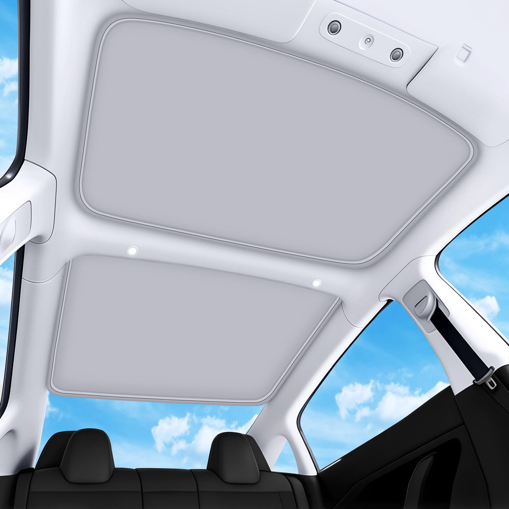 QINQINTU installed on Tesla Model 3 roof showing full coverage and cooling benefit