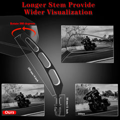QIONGWEN close-up of aluminum stem highlighting durable construction and rust resistance