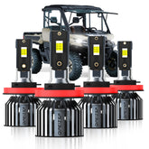 QIPEIZSP front view packaging showing four bulbs and clear compatibility benefit