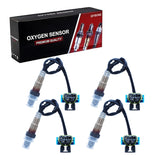 QIYBONE front packaging showing complete 4-piece O2 sensor kit benefit quick replacement