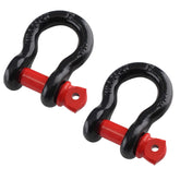 Qjaiune front view of D ring shackle showing robust form and easy fit