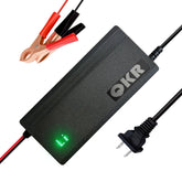 QKR front view of charger showing ports and compact design for convenient charging