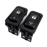Qnbes front view of driver and passenger window switch pair showing OEM-style fit