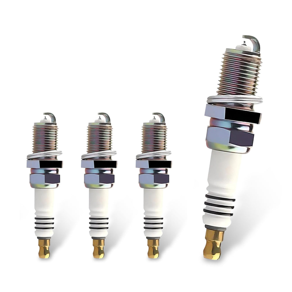 QODOLSI front packaging showing four spark plugs and part number, clear identification benefit