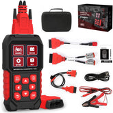 QPKING M4 front display showing diagnostics, quick code identification benefit