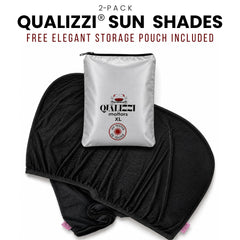 Qualizzi full edge-to-edge coverage protecting upholstery and skin