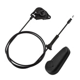 Quealzara hood release handle front view showing durable grip and easy pull