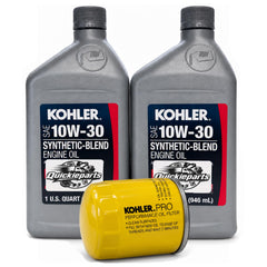 QUICKIEPARTS 10W-30 oil pouring close-up demonstrating smooth flow for reliable lubrication
