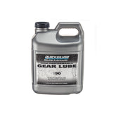 Quicksilver 2.5 gallon front label showing product identity and volume benefit