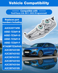 Quixofiber TCM installed in a Ford Focus transmission bay improving shift control
