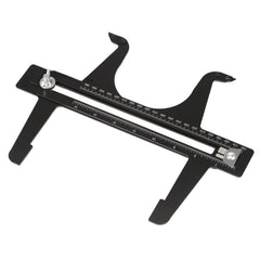 QWORK close-up of dual metric and imperial scales for precise brake measurements