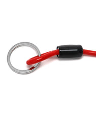 QWORK carabiner and split-ring attachment demonstrating quick secure connection