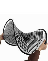 QWORK reflector folded inside bag for compact transport and protected storage benefit