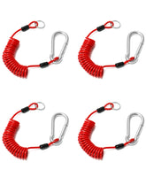 QWORK front packaging showing 4-pack safety cables and compact storage benefit