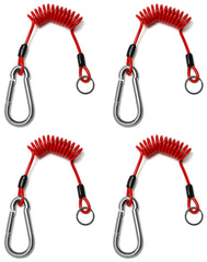 QWORK front packaging showing four coiled breakaway cables for easy identification and reliability