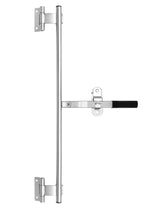 QWORK front view of 36-inch cambar showing full latch and handle benefit durability