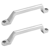 QWORK front view of two stainless handles showing sturdy design and visual appeal