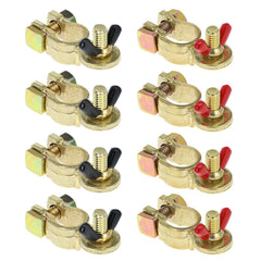QWORK front view packaged terminals showing durable brass and fit
