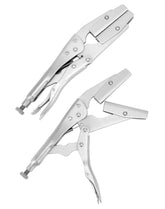 QWORK front view showing both 10-inch pliers and packaging, clear product overview and benefit