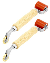 QWORK front view of seam roller set showing both rollers and handles for reliable finishing