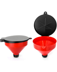 QWORK funnel lockable lid detail providing secure storage and transport benefit