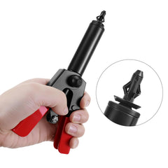 QWORK rivet removal tool close-up protects trim during extraction