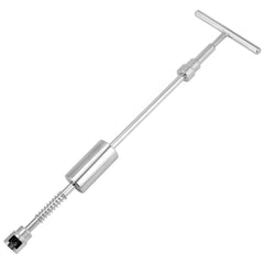 QWORK T-bar close-up showing durable handle and dual-length advantage