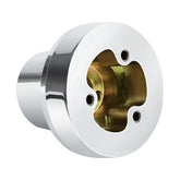 QYMOPAY front view adapter showing bolt pattern and reliable fit